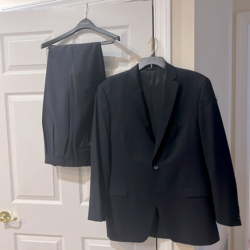 Ralph Lauren Men’s Suit - Navy Blue - pants 40/33 - jacket 46L